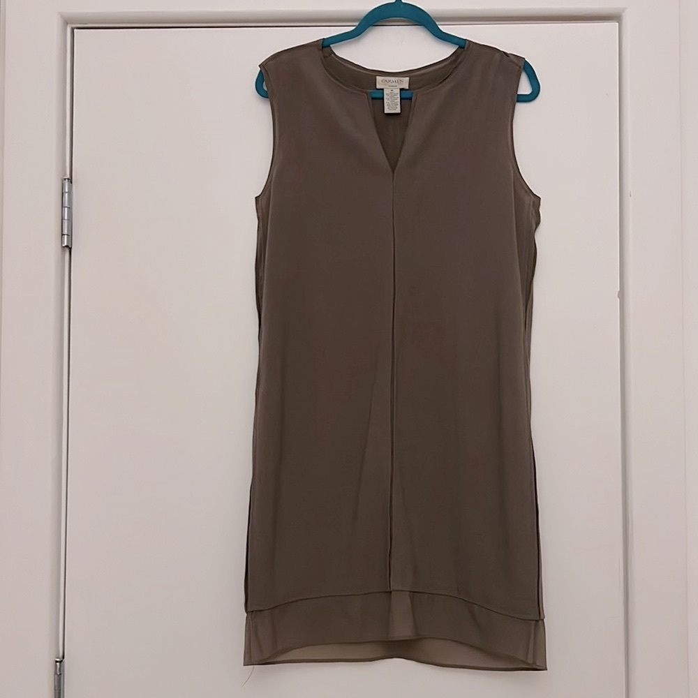Carmen Marc Valvo Sleeveless Dress